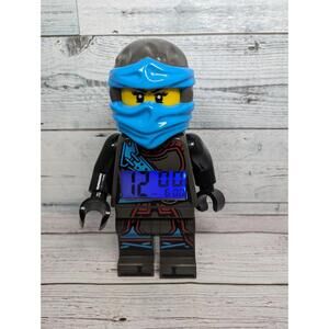 ClicTime Lego Ninjago Nya Alarm Clock 9" Tall Tested & Working Extremely Rare!